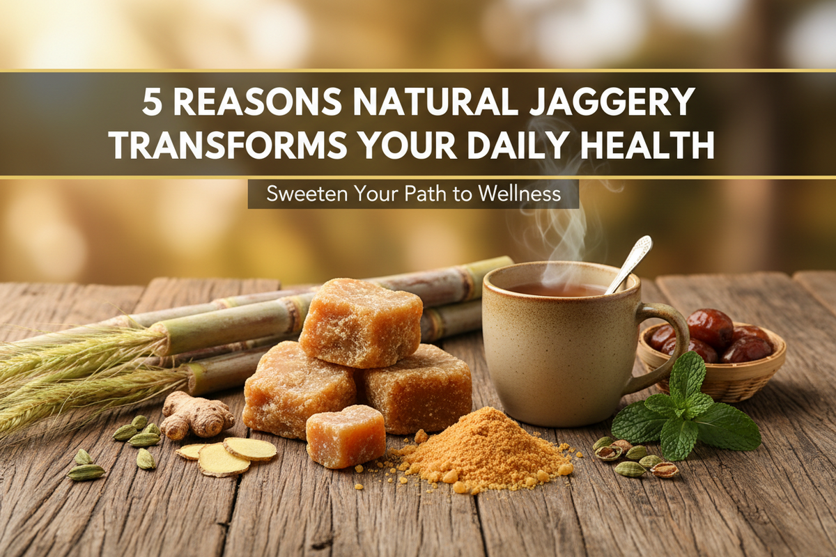 5 Reasons Natural Jaggery Transforms Your Daily Health