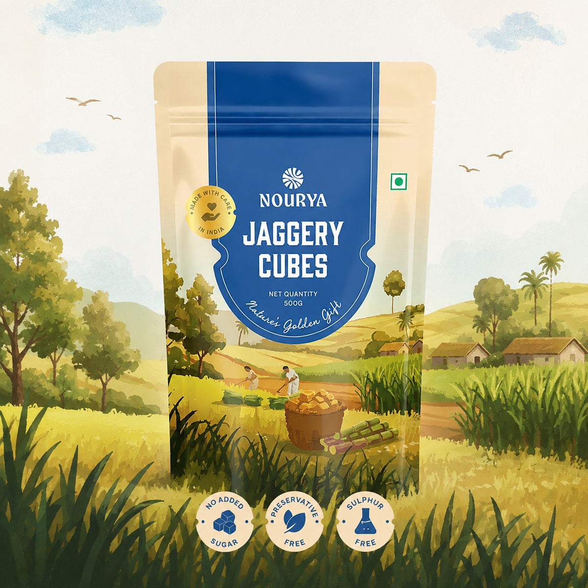 Natural Jaggery Cubes