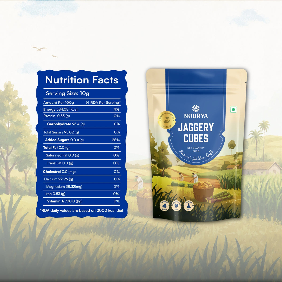 Natural Jaggery Cubes